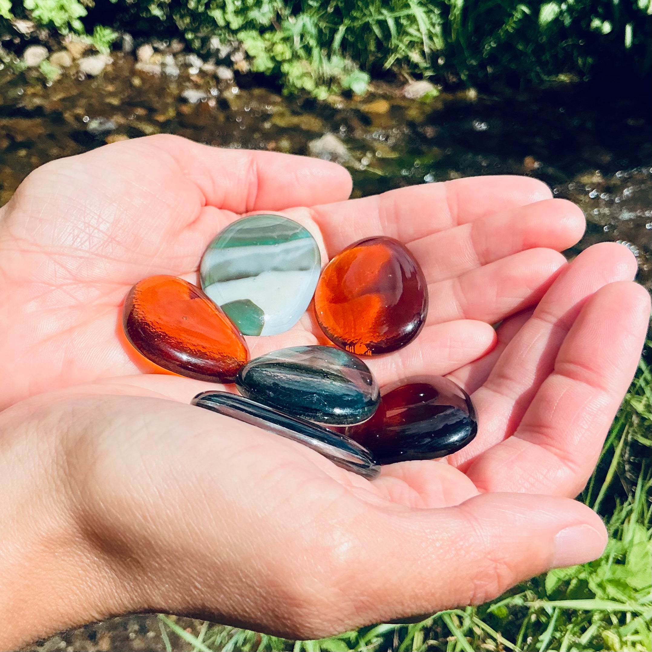 Cremation Ashes Pocket Pebble.